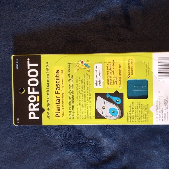 ProFoot Planter Fasciitis Heel Pain Relief Insert - Picture 2 of 2